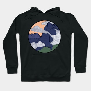 Mountain fog Hoodie